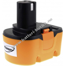 Batteri til verkty type Ryobi type 13011073 2000mAh NiMH