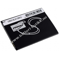 Batteri til Samsung Galaxy S4 Mini 1400mAh