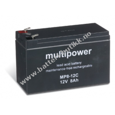 Powery BlyBatteri (multipower) MP8-12C Deep cycle